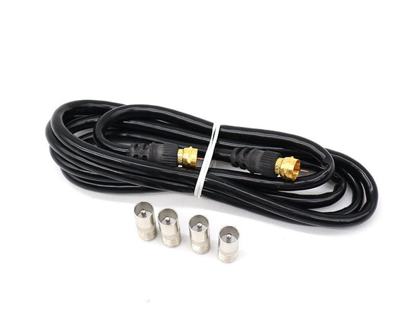1.5m Male To Male Antenna Aerial Cable Gold Tips MTM1.5 