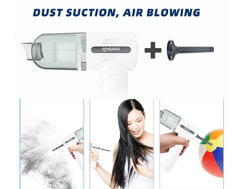 Mayou 3000 Pa Suction Mini Cordless Vacuum Cleaner Blower 180° 2000mAh Rechargeable Battery SH0171 