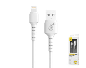 Moveteck IP6 / 7 / 8 / X / SR to USB Data Cable 1m White NB1224 White
