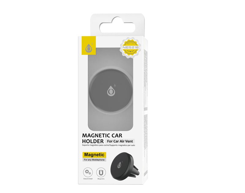 Moveteck Universal Car Magnetic Air Vent Smart Phone Holder Black NE5216 