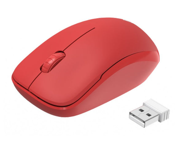 Wireless Mouse 2.4 Ghz Receiver Scroll Wheel 1000 DPI NG6043 Red