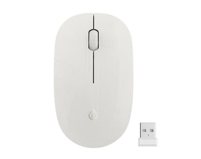 Moveteck Wireless Mouse 2.4 Ghz Receiver Scroll Wheel 800 DPI NG6048 White