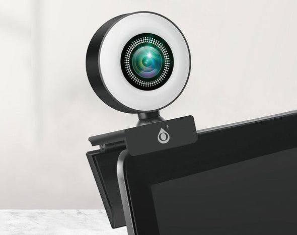 Moveteck HD Web Camera Live Stream Video Chat Built-In Microphone Auto Focus 720P USB NR9283 
