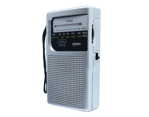 Portable AM FM Pocket Radio Mini Speaker Antenna NT7018 