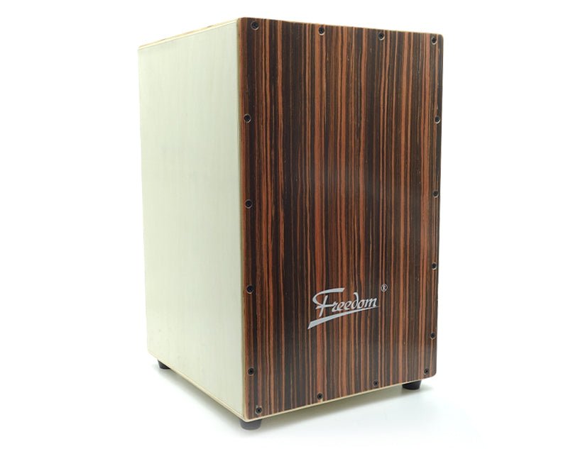 Freedom Cajon Box Drum Snare Wire Padded Case Natural Finish DB01-NAT