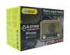 Andowl Portable Retro AM FM SW Radio Bluetooth USB TFRechargeable Battery Q-SY500 