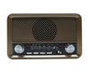 Andowl Portable Retro AM FM SW Radio Bluetooth USB TFRechargeable Battery Q-SY500 