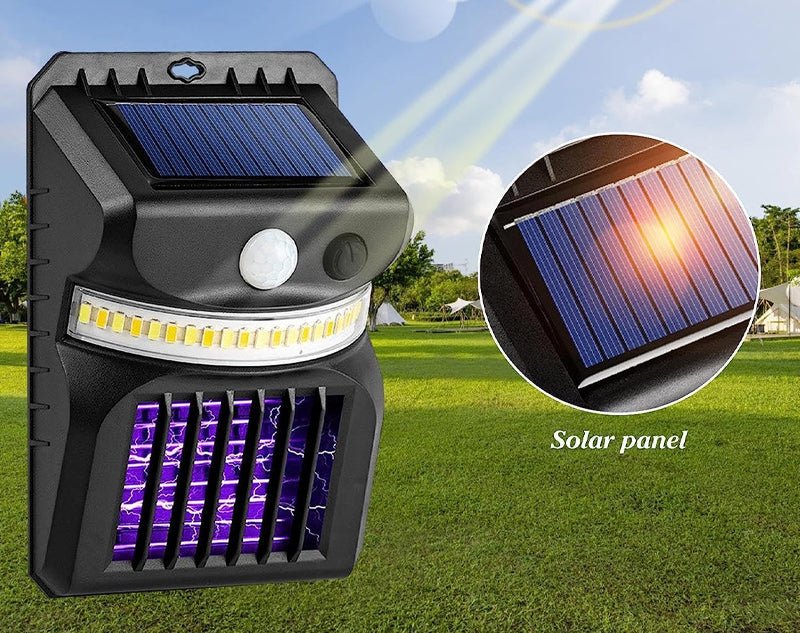 Andowl Solar Mosquito Repeller Mozzie Zapper Sensor Light Q-TY653