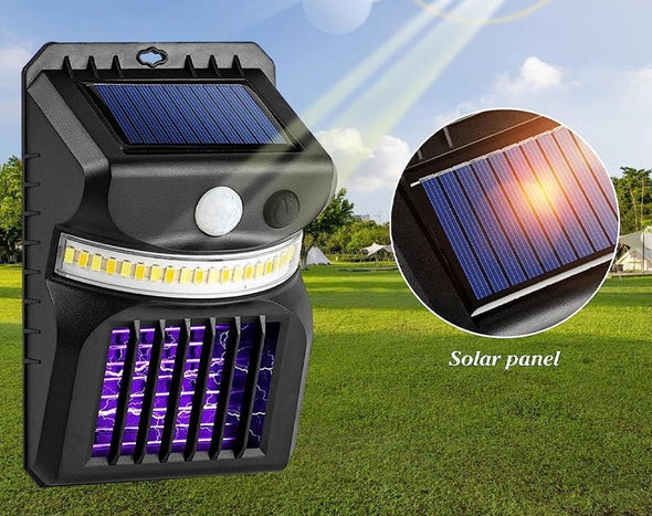 Andowl Solar Mosquito Repeller Mozzie Zapper Sensor Light Q-TY653 