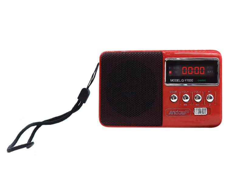 Portable Rechargeable FM Radio Mini Wireless Speaker Mega Bass TWS Expandable S722 