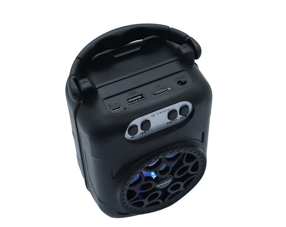Andowl Portable Wireless Bluetooth Speaker LED Lights Built-In Battery Q-YX331 