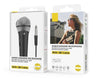 Moveteck Wired Karaoke Microphone 3m Lead XLR to 1/4" Jack R2853 