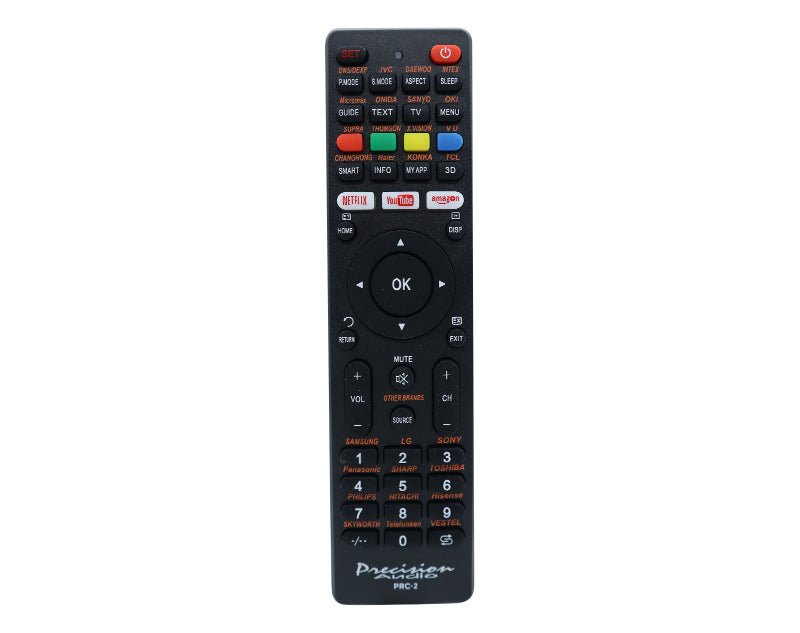 Universal One Touch TV Remote Control PRC2 