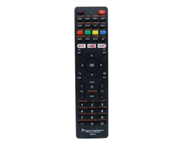Universal One Touch TV Remote Control PRC2 