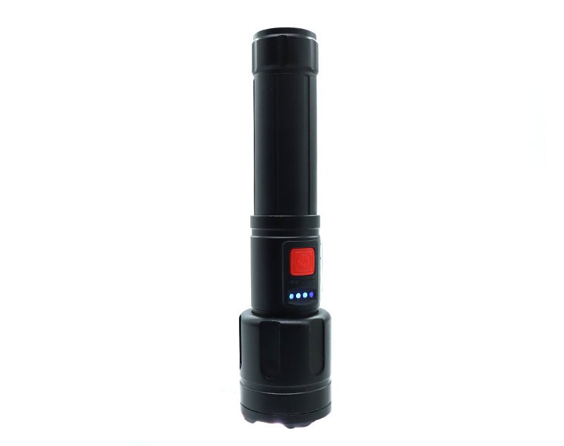 15cm Small Tactical Torch Ultra Bright COB Rechargeable Aluminium S888