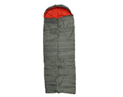 AODOER Single Sleeping Bag Tartan Inner Camping Anti Tear Polyester Grey S917-GRY 