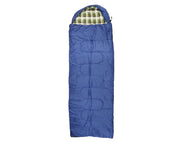 AODOER Single Sleeping Bag Tartan Inner Camping Anti Tear Polyester S917-BLU 