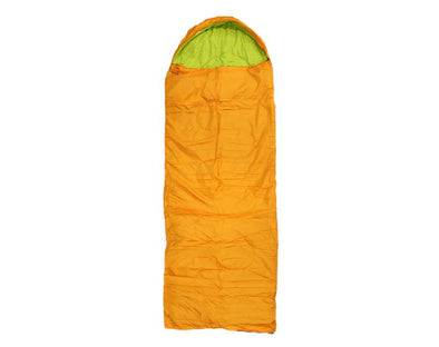 AODOER Single Sleeping Bag Tartan Inner Camping Anti Tear Polyester Orange S917-ONG 