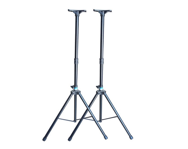 Heavy Duty Speaker Stands Pair Top Hat Mounting Bracket 2m Height SP19B 