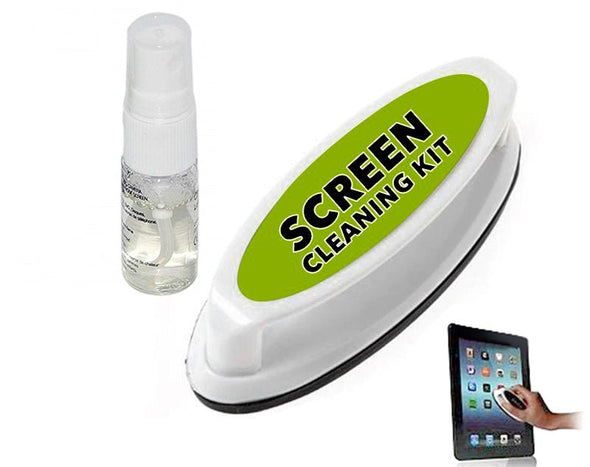 Opula Glass LCD Screen Cleaning Kit | Sponge Brush and Solution Spray 