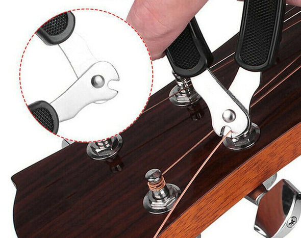 Guitar Multi Tool String Winder Cutter Pin Puller Acoustic Electric GWINDER 