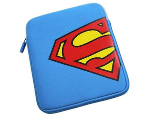 Superman Tablet Zip Case Sleeve Neoprene DC Comics Blue 7"-10" 7"