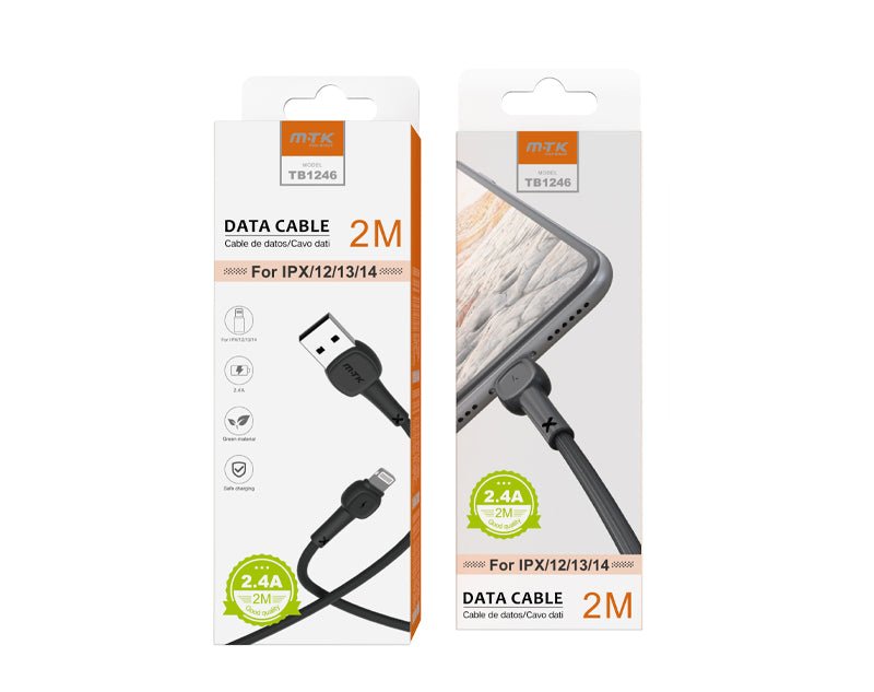 Moveteck Lightning to USB Data Cable 2m TB1246 