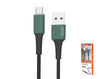 Micro USB to USB Data Cable 1m TB1280 5 AMP PREMIUM SERIES Green
