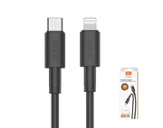 Moveteck Type-C to Lightning Cable Fast Charging Data Cable IPX 12 13 14 3m 3A 30W TB1327 Black