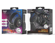 Moveteck Wired Gaming Headphones with Flexible Microphone Volume Control 3.5mm Jack USBTC3203 