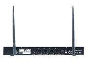 Precision Audio 4 Channel UHF Wireless Microphone System Rack Mount LCD Display TMUS04 