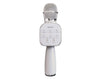 Moveteck Bluetooth Wireless Karaoke Microphone TWS Rechargeable Built-In Speaker TR9181 Silver