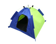 Pet Pop-Out Portable Tent Green and Brown S808 Blue Green