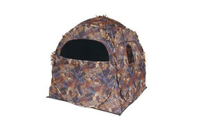 Ameristep Tangle Camo Doghouse Edge ReLeaf Durashell Fabric Hunting Tent S833 