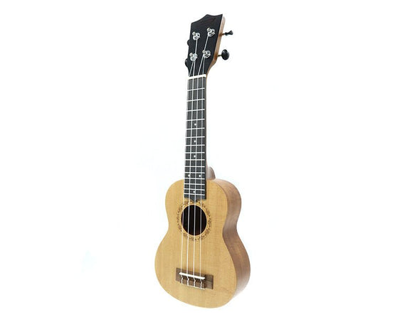 21" Premium Soprano Ukulele 4 String Acoustic Hawaii Guitar Kids Music Gift UK05 Light Natural