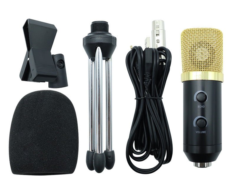 Precision Audio USB Studio Recording Microphone Condenser Kit Podcast Stand XLR STUDIOMIC 