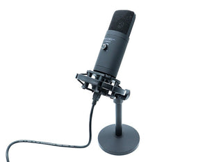 Precision Audio USB Microphone Podcast Recording Studio Stand Volume Control USBMIC2 