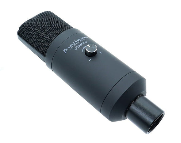 Precision Audio USB Microphone Podcast Recording Studio Stand Volume Control USBMIC2 