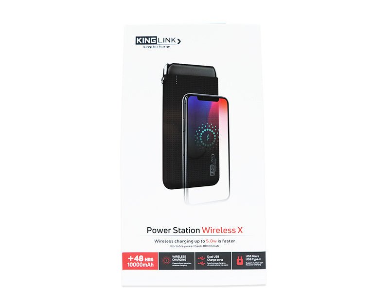 Wireless Powerbank 10000mAh Fast Charge 5V 1A WP12 