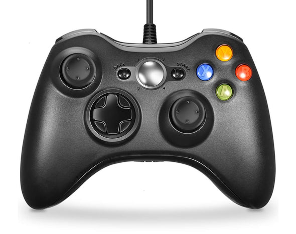 XBOX 360 Style Wired Controller Gamepad 2.5m XB8813 Black