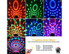 RGB LED Mini Disco Party Light Glow Ball Mounting Bracket Remote Control YSH-029 
