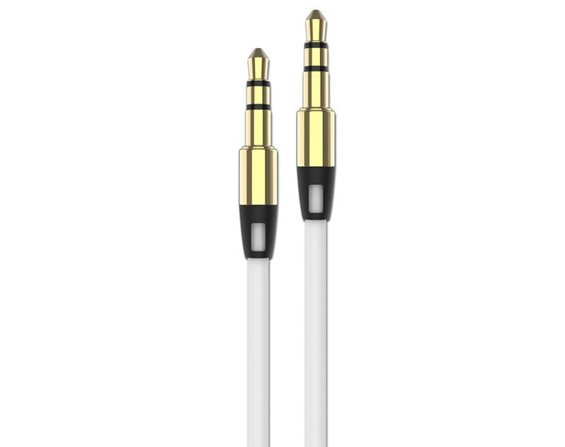 3.5mm Audio AUX-AUX Cable 1m Plated Connectors AU107 