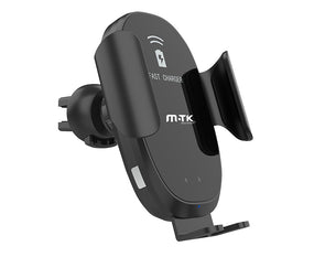 Movetek Car Phone Holder with Qi Wireless Charger 10W Round