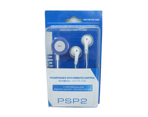 PSP Headphones with remote control PSP2 